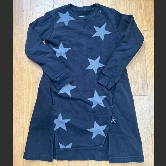 Nununu Kids Black Star Dress - Picture 1 of 2